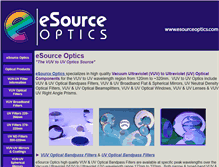 Tablet Screenshot of esourceoptics.com